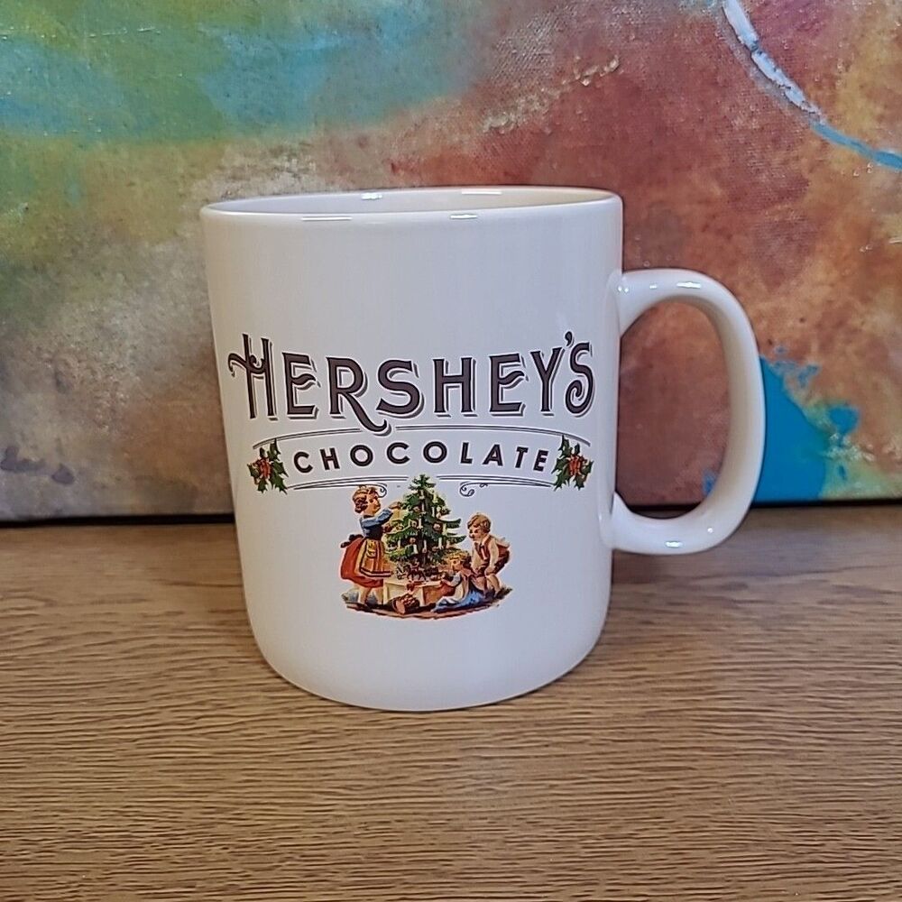 Galerie Hershey's Chocolate Jumbo Mug Huge Christmas Coffee Hot Cocoa Tea